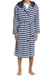 MAJESTIC PURE LINES HOODED KNIT ROBE,12230130