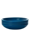 Le Creuset Set Of 4 9 3/4-inch Pasta Bowls In Marseille