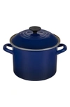 Le Creuset 6-quart Enameled Steel Stockpot In Indigo