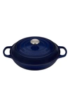 Le Creuset Signature 3 3/4 Quart Enameled Cast Iron Braiser In Indigo