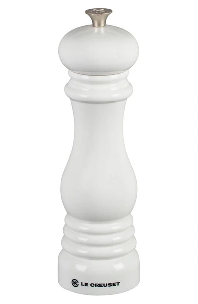 Le Creuset Pepper Mill In White