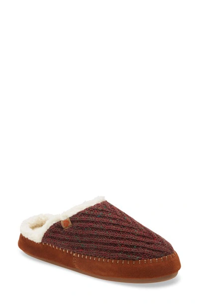 Acorn Women's Camden Clog Slippers Women's Shoes In Garnet