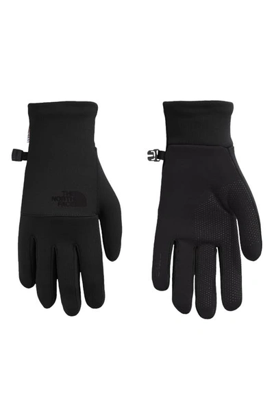 The North Face Etip Gloves In Tnf Black