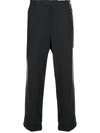 CRAIG GREEN TEXTURED STRAIGHT-LEG TROUSERS