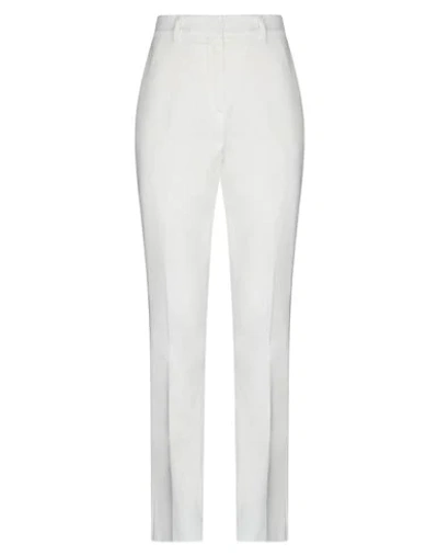 Max Mara Pants In White