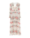 Red Valentino Long Dresses In White