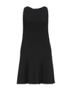 Boutique Moschino Short Dresses In Black