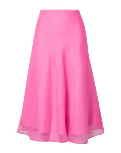 Maggie Marilyn Midi Skirts In Fuchsia