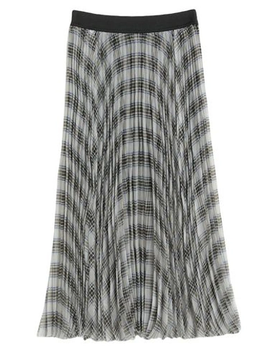 Maje Midi Skirts In Light Grey