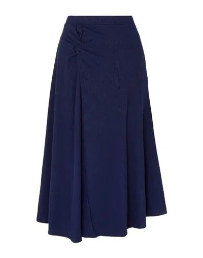 Maggie Marilyn Midi Skirts In Dark Blue