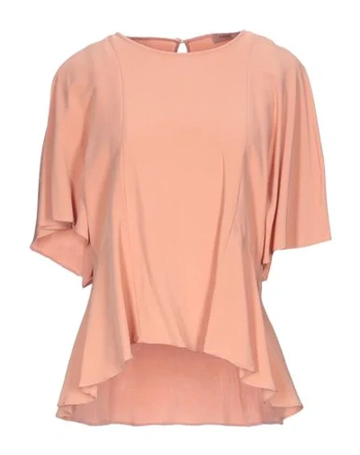 Twinset Blouses In Salmon Pink