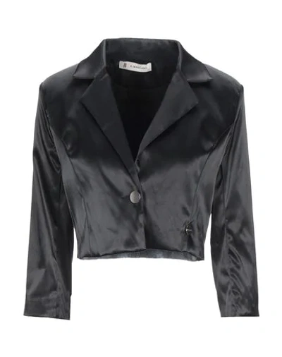 Mangano Suit Jackets In Black