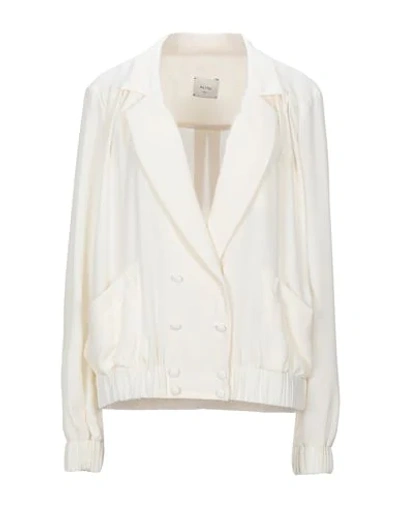 Alysi Suit Jackets In Ivory