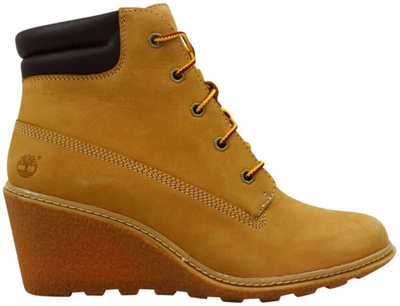 Pre-owned Timberland Amston 6" Boot Wheat (women's)
