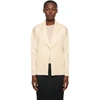 ISSEY MIYAKE PLEATS PLEASE ISSEY MIYAKE OFF-WHITE MONTHLY COLORS SEPTEMBER BLAZER