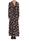 ZADIG & VOLTAIRE ZADIG & VOLTAIRE FLORAL PRINT MAXI DRESS