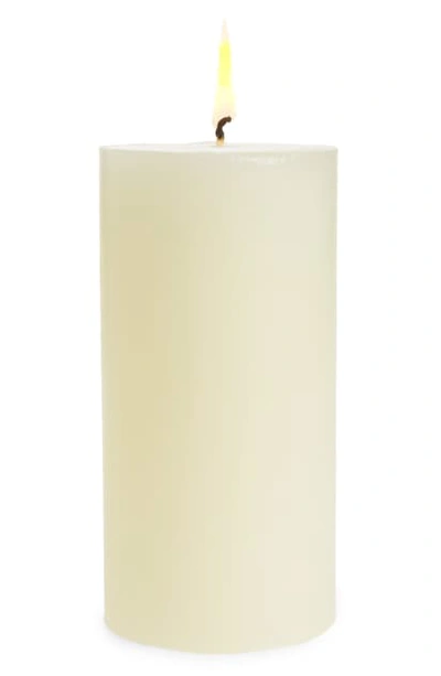 The White Company Winter Botanical Pillar Candle