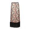 RABANNE FLORAL PRINT SKIRT,PCRE4767PIN