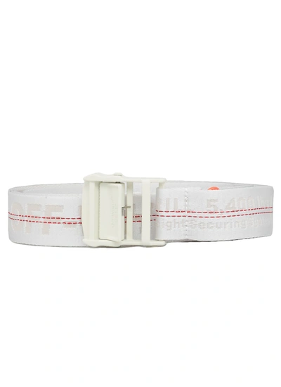 Off-white Classic Industrial Belt In White White