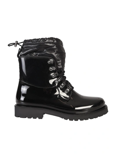 Moncler Womens Galaxite Rain Boots In Black