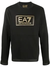 EA7 LOGO PRINT SWEATSHIRT