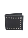 DSQUARED2 WALLET WITH STUDS IN BLACK