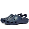 Crocs Mens Colour Block Classic Clog In Navy In Blue