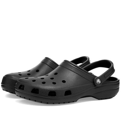 Crocs Round-headed Sandals In Black