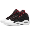 Reebok Question Mid High-top Sneakers In Black