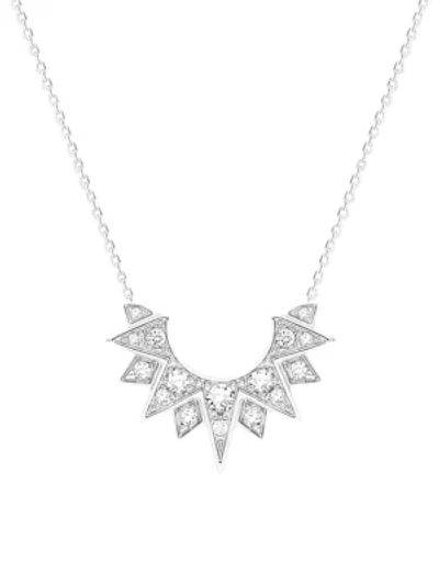Piaget Sunlight 18ct White Gold And 0.13ct Diamond Pendant Necklace In Diamond White Gold