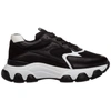 Hogan Black Fabric Hyperactive Sneakers In Black