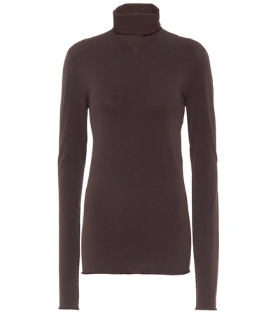 Bottega Veneta Turtleneck Sweater In Brown