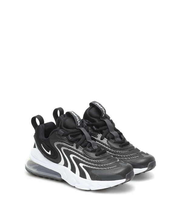 Nike Air Max 270 React Eng Big Kidsa Shoe In Black Grey White Modesens