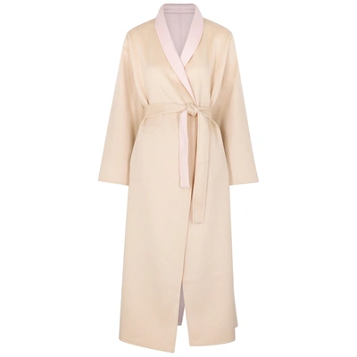 Arch4 York Reversible Cashmere Coat In Beige