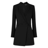 ALICE AND OLIVIA KYRIE BLACK BLAZER-EFFECT PLAYSUIT,3921286