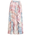 ZIMMERMANN Charm Sunray Skirt in Patch Check