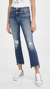 MOTHER THE INSIDER CROP STEP CHEW JEANS DANCING ON COALS,MOTHR21169