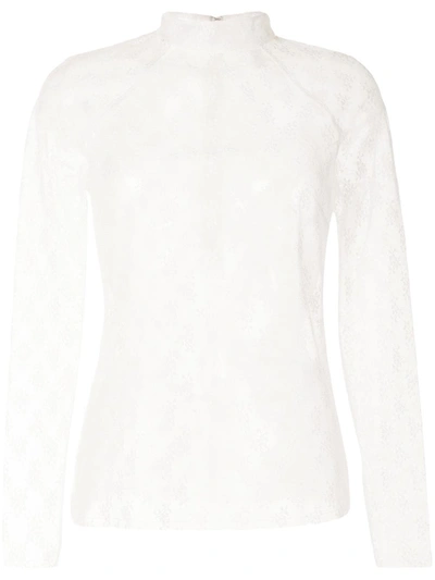 Alice Mccall Mamacita Skivvy Lace Blouse In White