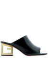 GIVENCHY GIVENCHY TRIANGLE MULE SANDALS