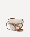 Loewe Gate Small Colorblock Shoulder Bag In Light Oat