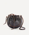 LOEWE LOEWE WOMEN'S SMALL HORSESHOE LEATHER SADDLE BAG,000717009