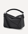 Loewe Puzzle Small Leather Cross-body Bag In Black