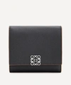 LOEWE ANAGRAM SQUARE LEATHER WALLET,000717029