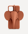 LOEWE ELEPHANT LEATHER IPHONE 11 PRO MAX CASE,000717049