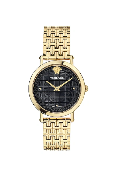 Versace Medusa Chain 37mm Watch In Gold