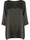 EILEEN FISHER PRINTED TUNIC TOP