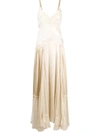 ANTONIO MARRAS BEAD-EMBROIDERED LONG DRESS