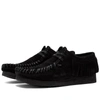 Palm Angels X Clarks Fringed Wallabee Shoes Pmia054f20lea001 In Black