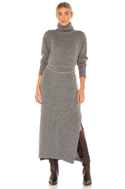Ow Intimates Katrin Knit Dress In Grey