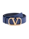 VALENTINO GARAVANI MEN'S VLOGO LEATHER BELT,400012211676